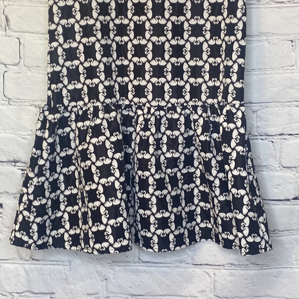 Gymboree Short Sleeve Dress Swan Print Size 10 Excellent Condition - Picture 7 of 12